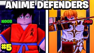 I Got Evolved Warrior Queen And Completed Underwater Temple! Noob To Pro Ep 5 - Anime Defenders