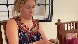Ghenia Michel Officiel en vacances en Kabylie l’Algérie 🇩🇿 elle prépare lwa3da 😱😜😋🫶🏻💋🇩🇿