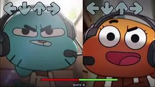 Gumball vs Darwin in Friday Night Funkin' 