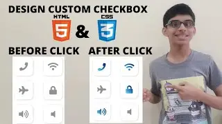 How to Design Custom Checkbox using HTML and CSS - Project #1