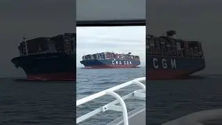 What’s going on?😳🚢🌊why do containers ship have this problem 😲🙌
