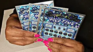 SAPPHIRE BLUE WILD TIME😱 MI LOTTERY SCRATCHOFFTICKET #MecMomments