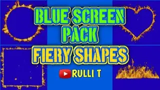 Green Screen PACK [1080p] - FIERY SHAPES, FIRE, BURNING, HOT, FRAME, sound 🔊