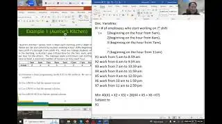 07 + 08  Linear Programming: LP modeling with LINGO SETS