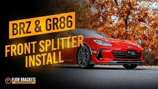 How to Install our Front Splitter on the new BRZ & GR86 | Flow Designs