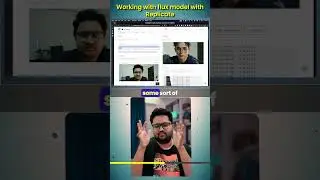 Flux Models on Replicate: Quick Demo #youtubeshorts