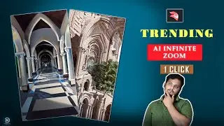 AI infinity zoom out viral instagram reel Editing | trending zoom out editing tutorial video leap