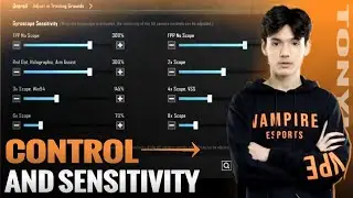 (Update 2.7) Vpe TonyK Sensitivity Settings/ Vpe TonyK Control Code | PUBG MOBILE / BGMI