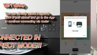 Pixma ts5350 ts5320 2deo  podesavanje stampaca i bezicne konekcije sa Canono Aplikacijom