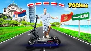 OTIŠAO SAM TROTINETOM DO MORA ! *700km izazov*