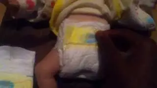 Changing Chloe's Poopy Diaper(Reborn)