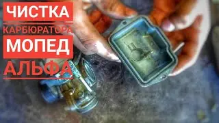 Чистка карбюратора мопеда Альфа