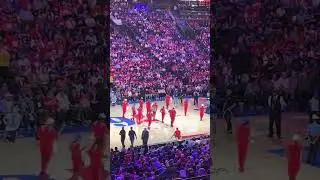 Drum line at the 76ers playoff game