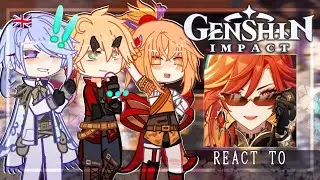 Past Inazuma characters react to Natlan | Genshin Impact | Gacha Club