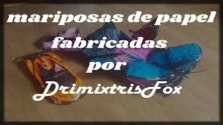 Arte De Mariposas Con Papel Reciclado