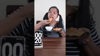 60 SECOND Poori Curry Challenge | POORI Eating CHALLENGE 🤑 #shorts #ashortaday #youtubeshorts