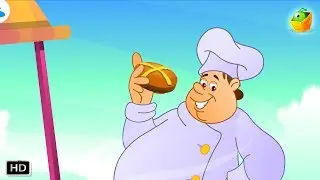 Hot Cross Buns | English Nursery Rhymes | Cartoon/Animated Rhymes For Kids