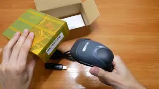 СКАНЕР ШТРИХ КОДОВ NETUM NT M2 || Распаковка и обзор ЛАЗЕРНОГО СКАНЕРА КОДОВ