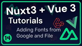 Using Google and File Fonts | Nuxt 3 Tutorials #14 | Urdu & Hindi