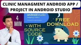Free Android Clinic Managment Project with Source Code in Android Studio | Android Project Tutorial