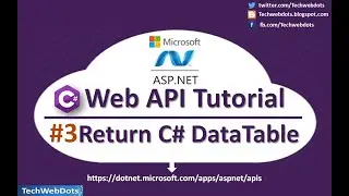 Return Data Table from WEB API in C#