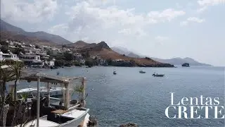 The Perfect Hideaway on Crete's South Coast | Lentas | Greece Walk [4K HDR]