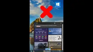 Turn off News and Interest open on hover in Windows 10