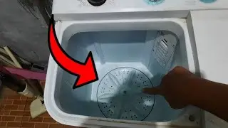 cara membuka spin dan mengecek spin mesin pencuci tidak mau berputar!!mesin cuci 2 tabung semua merk