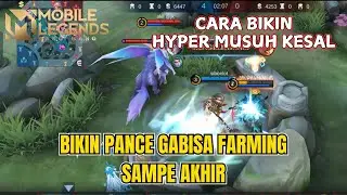 CARA BIKIN MUSUH KESAL GABISA FARMING PAKE HILDA❗ | MOBILE LEGENDS #mlbb #hilda #lancelot