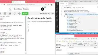 W3School java Script  Difference between Array forEach and Array map
