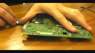 Laptop power jack replacement part 1 desoldering