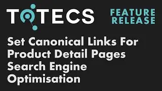 TOTECS 16.01 Release - Set Product Detail Canonical Links For Search Engine Optimisation