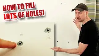 How to fill LOTS of HOLES in walls