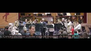 Concert matin 2022 Brette 23ème stagte