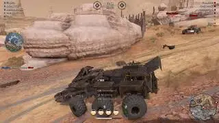 Crossout - Gun Stripping Machine - Quad Tacklers