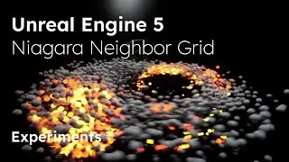 Unreal Engine 5 Niagara Neighbor Grid Experiments
