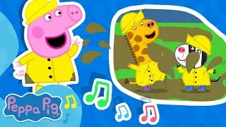 Muddy Puddles Song | Songs in Chinese | Chinese Song for Kids | | 小猪佩奇儿歌 | 少兒歌曲
