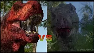 t rex valley of the t rex vs t rex bull jurassic park