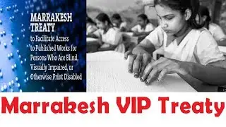 Marrakesh VIP Treaty || Visually Impaired Persons || Static GK, UPSC,SSC ,Banking .......