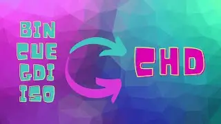 Como Converter BIN, CUE, GDI E ISO Em CHD Para Ter Reduções Acima de 30% Ganhando Muito Espaço.