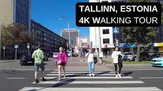 City walks - Tallinn, Estonia (4K walking tour)