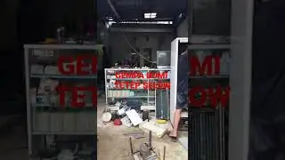 Baru pisan Gempa bumi beberapa detik pada saat service.