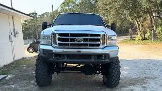 1999 Ford f-350 Dually 8 inch lift kit on 38 inch tires!!!