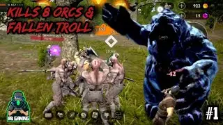 Killing 8 Orcs and Fallen Troll | Evil Lands | RB Gaming |
