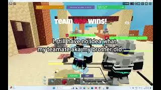 Play bedwars duels they ragequited!!!! #roblox #bedwars
