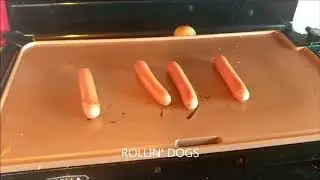 Cooking hot dogs alive, ROLLIN' DOGS