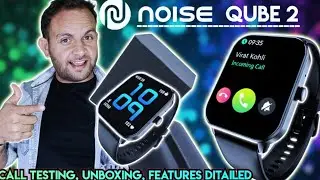 Noise Qube 2 smartwatch review | call testing | unboxing #qube2 #noisesmartwatch