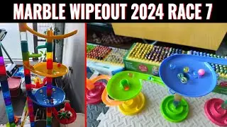 Frightening Race 7: Jinxed | Marble Wipeout Marble Race 2024