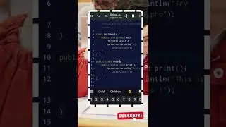 Single Inheritance in Java | #shorts #java #javaoops #objectorientedprogramming