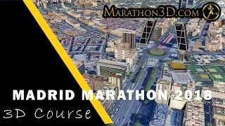 MADRID MARATHON 2021  3D Course | www.Marathon3D.com